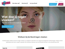 Tablet Screenshot of bondtegenvloeken.nl